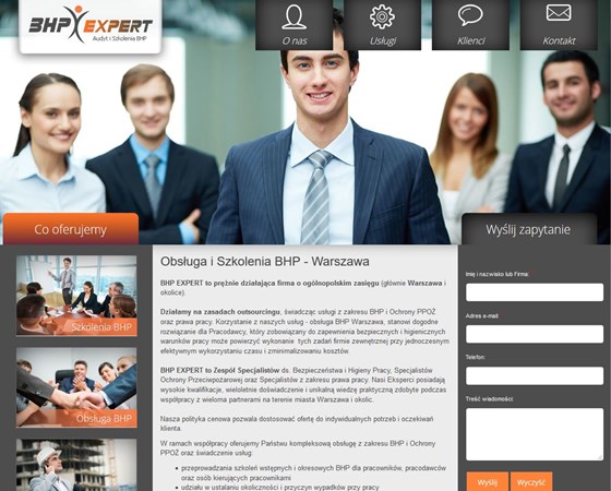 Screen strony: Screen strony BHP EXPERT